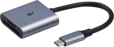 Produktbild von ISY USB-C SD & Micro SD Card Reader