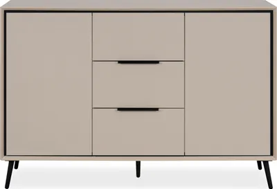 Image de CALICOSY - Buffet 2 Portes et 3 Tiroirs L135 cm - ARONA