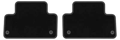 Image de Tapis arrière en moquette pour Mazda CX-7 2006-2009 (SUV) – 2 pièces, noirs, sur mesure – Wielganizator LUX