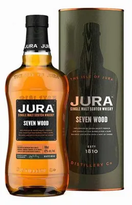 Produktbild von Jura Seven Wood Single Malt Scotch Whisky in Geschenkpackung | 42 % vol | 0,7 l