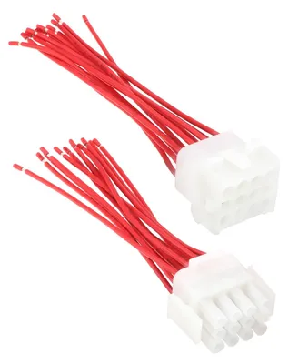 12 Pin 18AWG Molex Stecker Buchse Set 2 Stk 5 Zoll