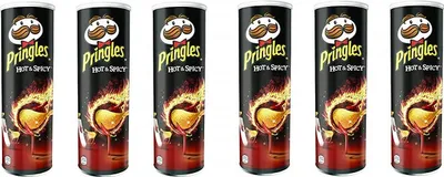 Produktbild von 6x Pringles Perfect Flavour Hot & Spicy Patatine 160g Kartoffel chips
