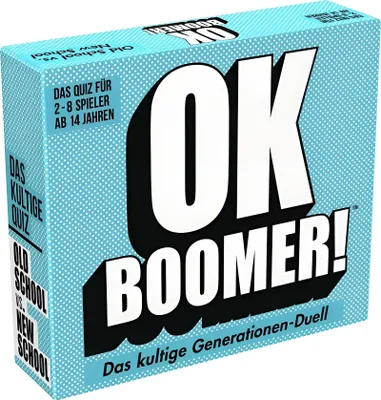 Produktbild von OK Boomer!, Kartenspiel ab 14 Jahren, Gesellschaftsspiel für Spieleabend für 2 bis 8 Spieler