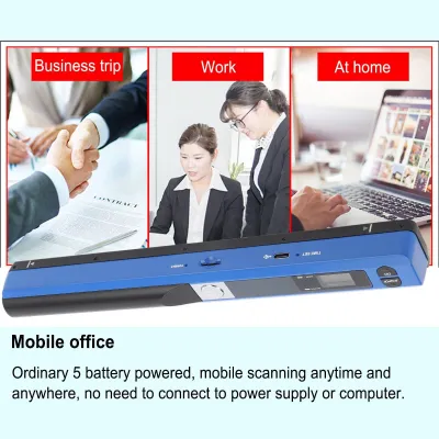 Obrázok produktu pre Prenosný dokumentový skener 900DPI - Ručný skener - A4 dokumenty - JPG/PDF formát