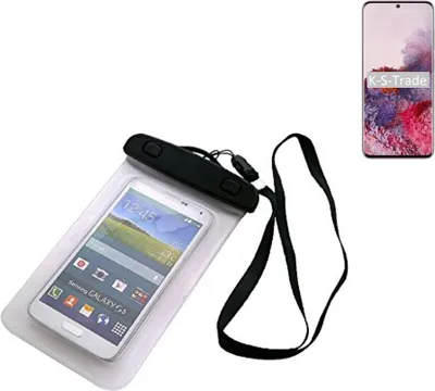 Produktbild von K-S-Trade Schutz Hülle Handy Hülle Kompatibel mit Samsung Galaxy S20 Exynos Beach Bag wasserdicht 16cm x 10cm Schutzhülle Staub Sand Flachwasser