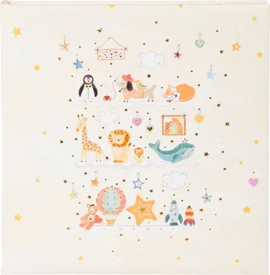 Produktbild von Goldbuch Toy Zoo 30x31 60 weiße Seiten Babyalbum 15625