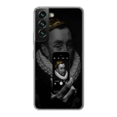 Produktbild von MuchoWow® Handyhülle Schutzhülle Hülle für Samsung Galaxy S22 Wilhelm von Oranien - Gemälde - Selfie Silikon Softcase Handy Hülle - Mobiltelefonhülle