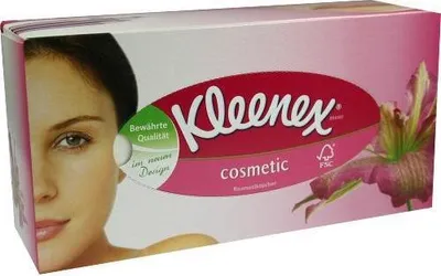 Produktbild von Kimberly Clark Kleenex Cosmetic Kosmetiktücher sanft und saugfähig