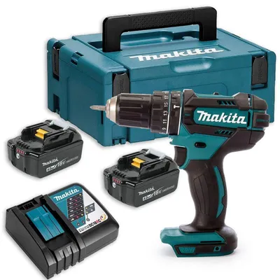 Immagine prodotto di Trapano a percussione 18V LXT (2x4,0 Ah) in MAKPAC - MAKITA DHP482RMJ