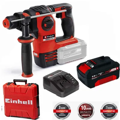 Produktbild von Einhell Professional Akku-Bohrhammer HEROCCO 18/20 PXC SDS-plus + Akku 4.0 Ah + Ladegerät + Koffer