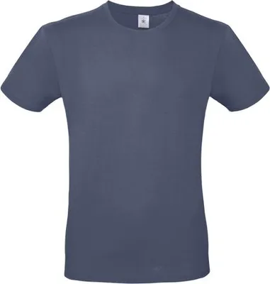 Produktbild von Herren-T-Shirt, Kurzarm - B&C #E150 - denim - Größe S