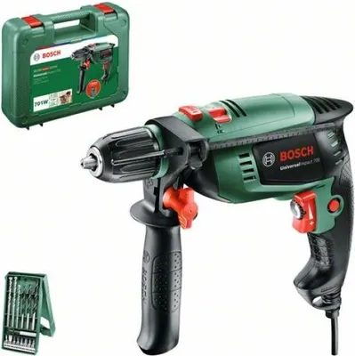 Image de Bosch UniversalImpact 700 3000 RPM Keyless 1,7 kg Noir, Vert, Rouge