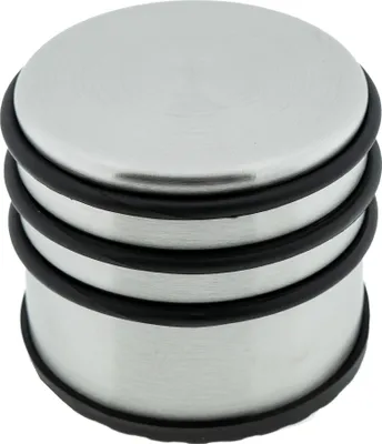 Produktbild von 1 x Türstopper gummiert Ø 94 x 80 mm hoch silber