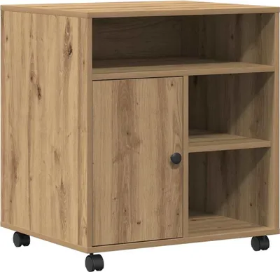 Obrázok produktu pre vidaXL Tlačiarenský stojan Artisan dub 60 x 50 x 67 cm materiál na báze dreva