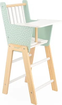 Produktbild von Janod Puppenstuhl Zen - Holz Kinderstuhl für Babypuppen bis 42 cm