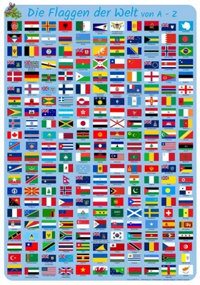 Produktbild von Die Flaggen der Welt von A-Z