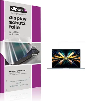 Produktbild von 2x Schutzfolie für Xiaomi RedmiBook Pro 14 2025 klar Displayschutzfolie Folie Display Schutz dipos
