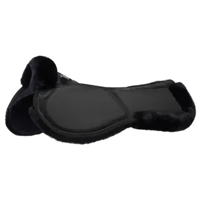 Produktbild von Stübben Streamline Korrekturpad Lammfell Dressur Sattelpad Schwarz L