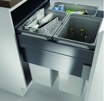 Produktbild von NABER Cox Clan® 580/600-3. Hellgrau, H 580 mm Auszugstechnik: für