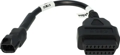 Produktbild von vhbw OBD Adapter 3Pin auf OBD2 16Pin kompatibel mit Kymco Motorrad, Roller - 0,15 m