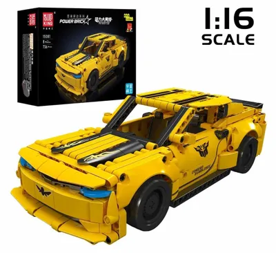 Obrázek produktu pro Mould King 15081 Sportovní kupé Bumblebee s pohonem setrvačníkem (pull-back)