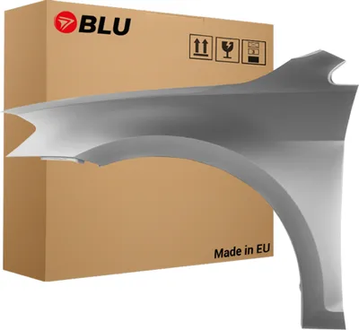 Image de BLU Aile Compatible avec Volkswagen GOLF VII 7 LB7W Gauche Silber TungstenSilber | 2012-2017 | Avant | Peint| Prêt à Monter | Acier