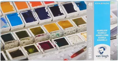 Imagen del producto de Set de acuarelas, con 48 colores