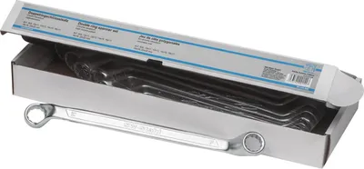 Produktbild von SW-Stahl Doppel-Ringschlüsselsatz 01-141-WB 317mm 160mm 37mm Chrom-Vanadium-Stahl 1,29 1.214kg