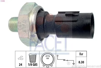 Produktbild von FACET 7.0195 Öldruckschalter Öldrucksensor für HYUNDAI Tucson (TL, TLE) für KIA SPORTAGE (SL)