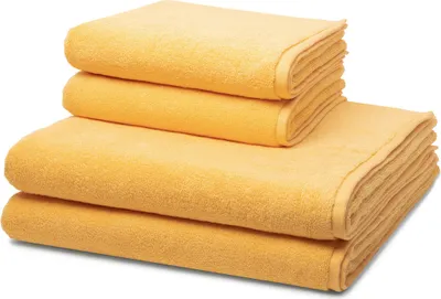 Produktbild von Ross Sensual Skin 2 X Handtuch 2 X Duschtuch im Set Walkfrottee aus Baumwolle 500 g/m², Gewebte Bordüre, Viele Farben erhältlich