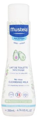 Image de Lait démaquillant sans rinçage Mustela Bb