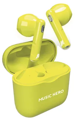 Produktbild von Music Hero Neonfarbene TWS-Ohrhörer