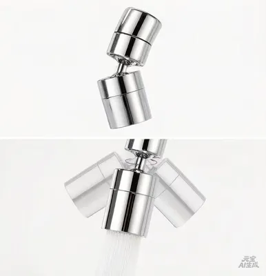 Produktbild von Verlängerter Wasserhahn mit 360-Grad-Drehung (2 Stück)