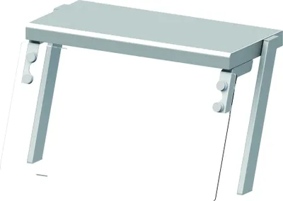Immagine prodotto di Ripiano superiore con protezione antistarnuti in vetro e illuminazione 968x450x450 mm per sistemi di ristorazione