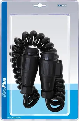 Obrázok produktu pre Špirálový kábel 3,5M 13-žilový s 2x 13-kolíkovou PVC zástrčkou v blistri