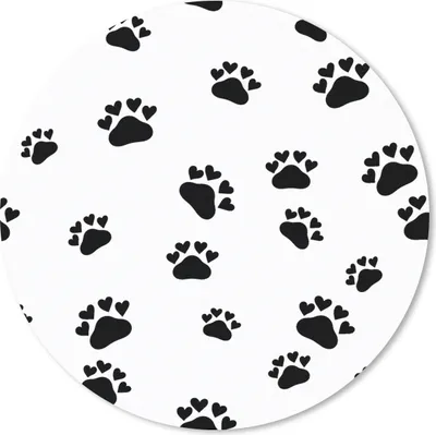 Produktbild von MuchoWow® Mauspad Mousepad Muster - Katze - Pfoten - Jungen - Mädchen - Kinder - Kind 30x30 cm - Mousepads - Maus Mat - Pad - Mausunterlage - Tischunterlage - Schreibtischmatten