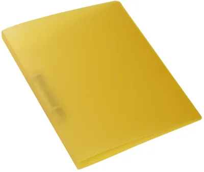 Obrázok produktu pre HERMA Ringbuch A4 Žltá Transluzent, úzka, 2 krúžky, šírka 25 mm, plastový krúžkový zošit s držiakom pre deti, chlapcov a dievčatá
