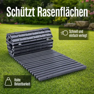 Produktbild von UPP Rollweg 30 x 150/300 cm Gartenplatten Beetplatten Gartenweg für Beet & Rasen