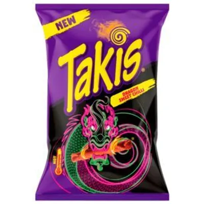 Produktbild von Takis Dragon Sweet Chilli Chips, 18er Pack (18 x 100g)