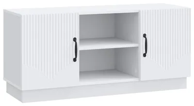 Produktbild von TV-Schränk Weiß 102 x 34,5 x 47 cm Holzwerkstoff