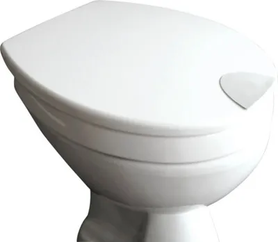Obrázek produktu pro Zvýšené záchodové prkénko ADOB Novara bílé s mechanismem soft-close