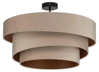 Produktbild von Lindby Deckenlampe Jusari, creme, Textil, Ø 56 cm, E27