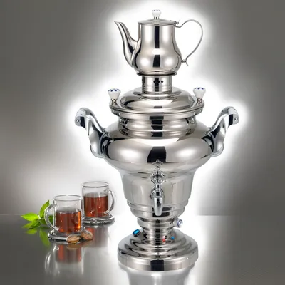 Produktbild von BEEM Samowar Royal 15l 3000W in Edelstahl Semaver Teebereiter Teekocher