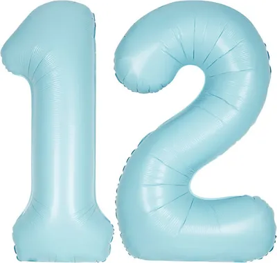 Produktbild von XXL Folienballon Zahl bunt Geburtstag Jubiläum Zahlenballon Riesenfolienballon Geburtstagsdeko