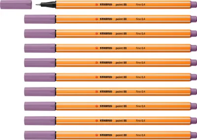 Produktbild von STABILO Fineliner -  point 88 - 10er Pack - grauviolett