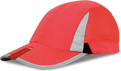 Produktbild von Result Headwear RC086X | Sport Cap / Kappe / Mütze / Hut - Farbe: Red/Black - Größe: One Size