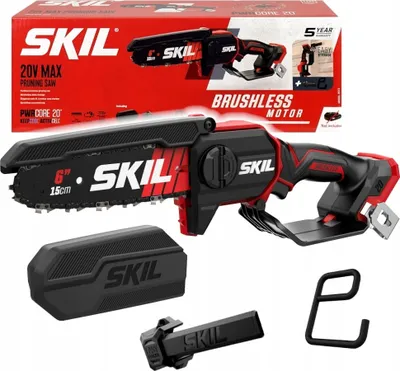 Zdjęcie produktu dla Akumulatorowa pilarka łańcuchowa Skil 15 cm GS1E0512CA