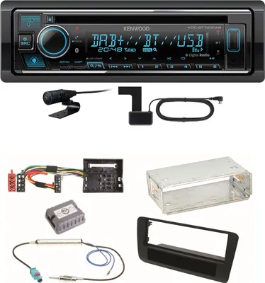 Produktbild von Kenwood KDC-BT740DAB Digitalradio Bluetooth Einbauset für Audi A1