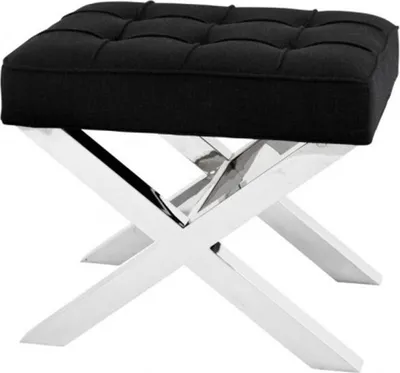Image de Casa Padrino Tabouret de luxe 59 x 45,5 x H. 50,5 cm - Tabouret d'hôtel design