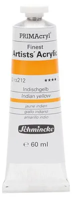 Produktbild von Schmincke PRIMAcryl Professional Acrylfarbe 60 ml - 212 Indischgelb
